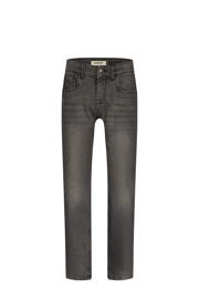 thumbnail: Grey denim jongens Raizzed van denim met straight fit, regular waist, rits- en knoopsluiting en effen