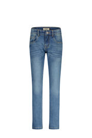 thumbnail: Medium blue denim jongens Raizzed slim fit jeans van stretchdenim met regular waist en effen