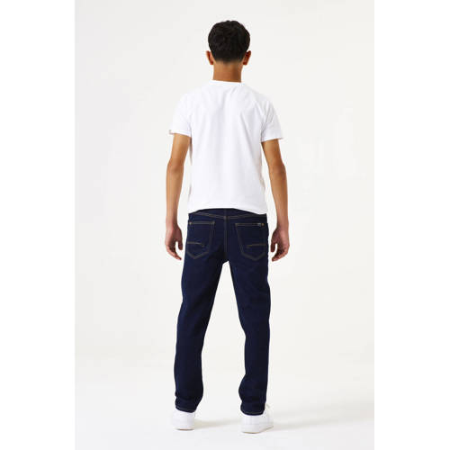 Garcia tapered jeans dark blue denim Blauw Jongens Stretchdenim Effen - maat 170 afbeelding
