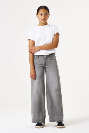 low waist loose fit jeans grey denim