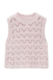 thumbnail: Mango Kids mouwloze top lichtroze broderie