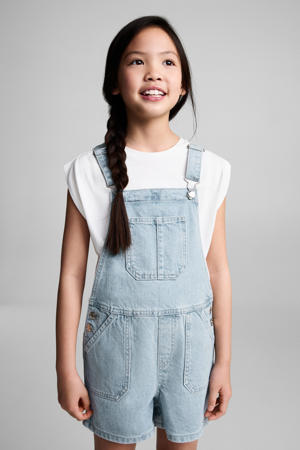 denim tuinbroek light blue denim