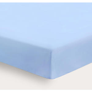 basis baby hoeslaken ledikant 120 x 60 cm lichtblauw