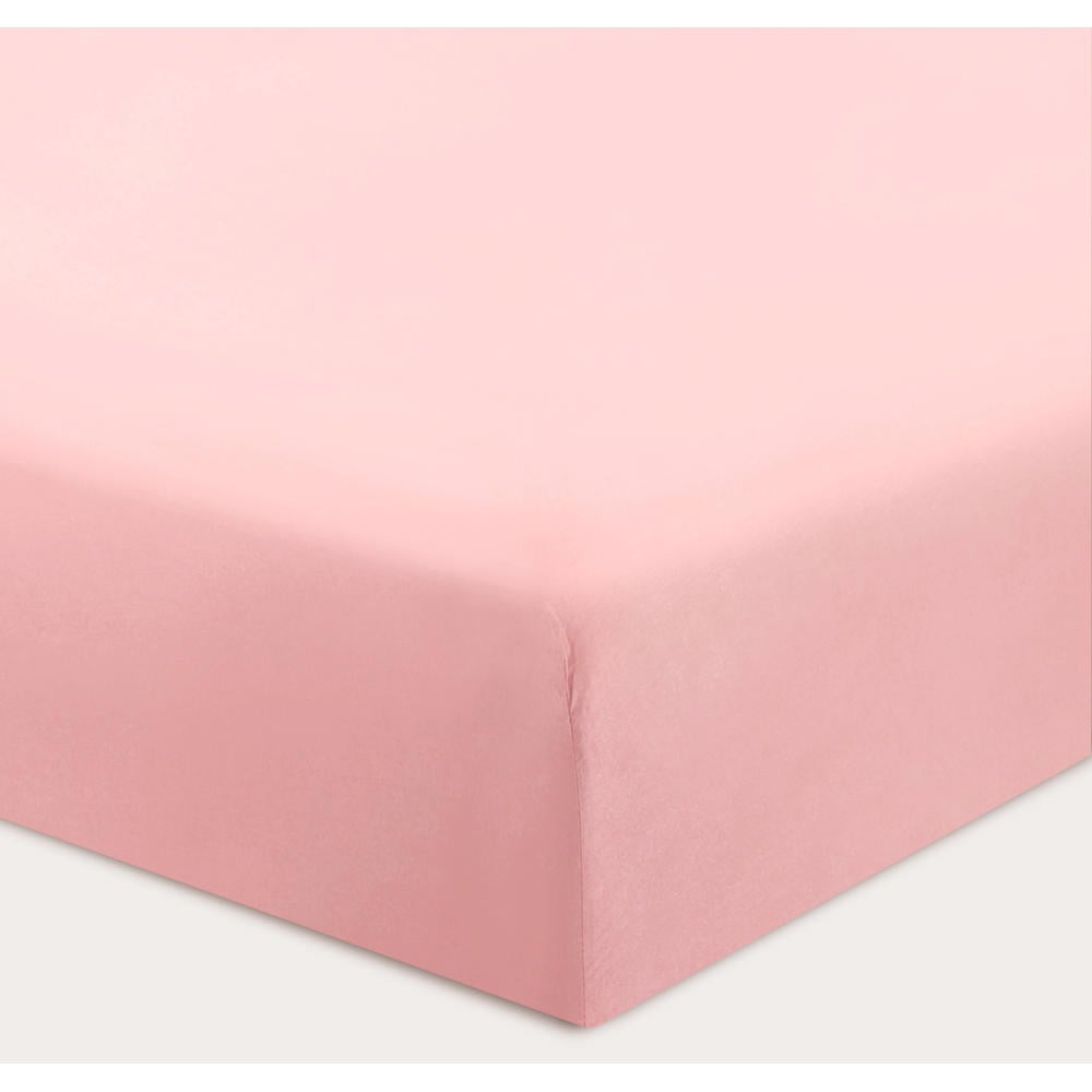 NOUS Kids basis baby hoeslaken wieg 80 x 40 cm lichtroze