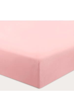basis baby hoeslaken wieg 80 x 40 cm lichtroze