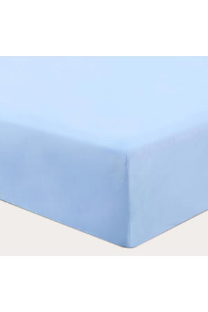 basis kinderhoeslaken 150 x 70 cm lichtblauw