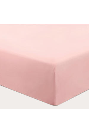 basis kinderhoeslaken 150 x 70 cm lichtroze