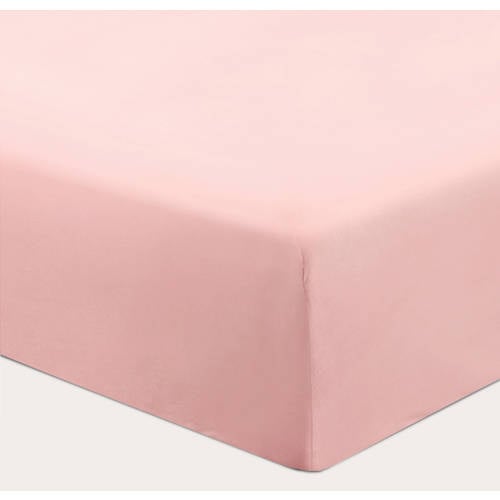 NOUS Kids basis kinderhoeslaken 150 x 70 cm lichtroze Effen 70*150 afbeelding