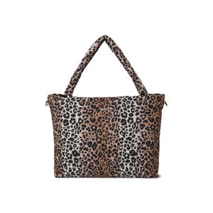luiertas Hazel Soft Cotton Leopard Diaper Bag bruin