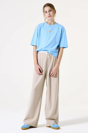 straight casual broek beige