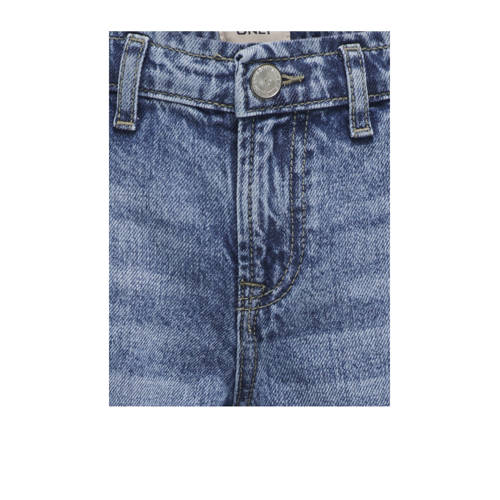 KIDS ONLY GIRL jeans medium blue denim Blauw Effen