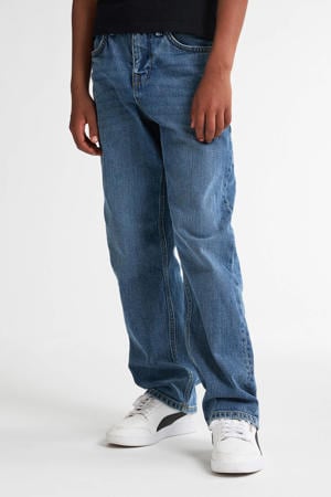 loose fit jeans medium blue denim