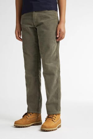 regular waist regular fit jeans groen