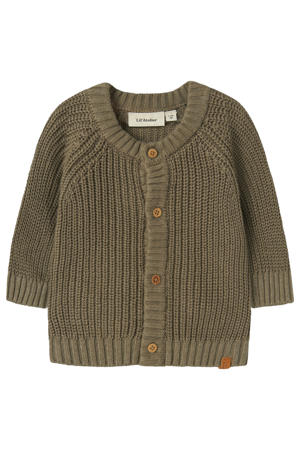 vest gebreid groen