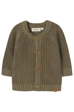 vest gebreid groen