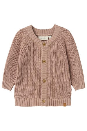 vest gebreid oudroze