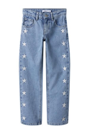 straight leg jeans light blue denim