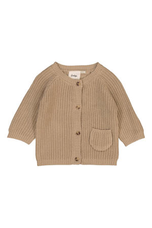 grof gebreid vest The Magic is in You taupe
