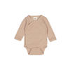 Feetje overslagromper The Magic is in You taupe melange