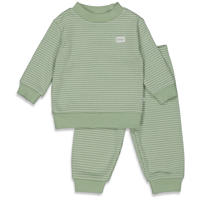 thumbnail: Feetje   Wafel pyjama groen melange/wit
