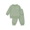 Feetje   Wafel pyjama groen melange/wit