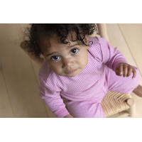 thumbnail: Feetje   Wafel pyjama roze melange/wit