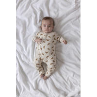 thumbnail: Feetje geschenkset boxpak + muts met all over print offwhite/bruin
