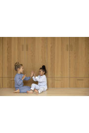thumbnail: Feetje   Wafel pyjama blue melange/wit