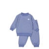 Feetje   Wafel pyjama blue melange/wit