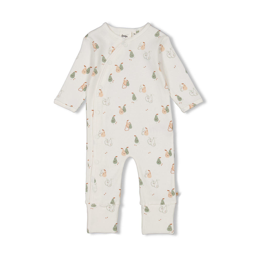 Feetje boxpak Pears offwhite/groen/oranje