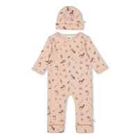 thumbnail: Feetje geschenkset boxpak + muts met all over print roze