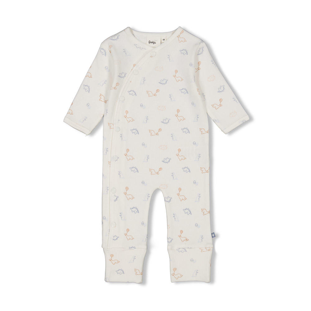 Feetje boxpak Dino offwhite/blauw/bruin