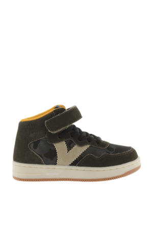 suède sneakers kaki
