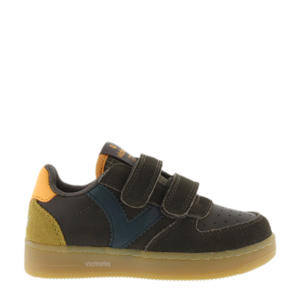 leren sneakers kaki