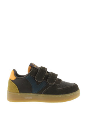 leren sneakers kaki