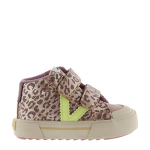 leren sneakers beige