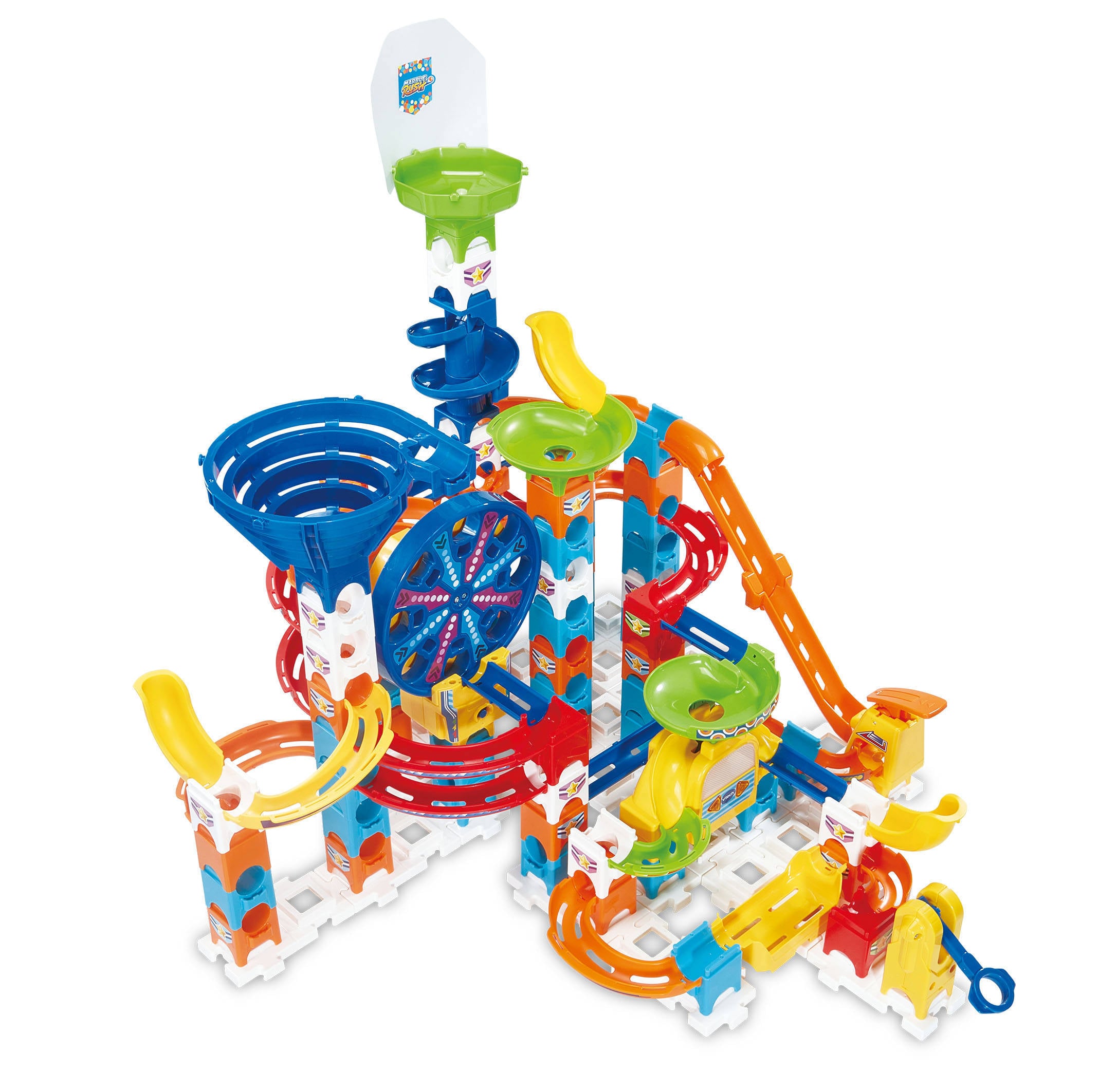 VTech - Marble Rush Ultimate Set Electronic XL200E - Circuit à Billes Géant à Construire, 127