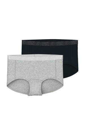 hipster - set van 2 zwart/grijs melange