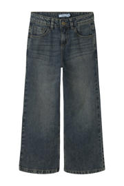 thumbnail: NAME IT KIDS wide leg jeans vintage dark blue denim