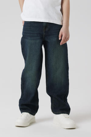 straight fit jeans vintage dark blue denim