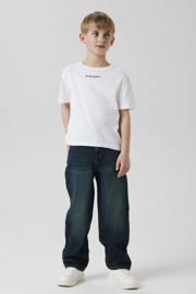 thumbnail: Dark blue denim jongens NAME IT KIDS straight fit jeans vintage dark blue van denim met effen