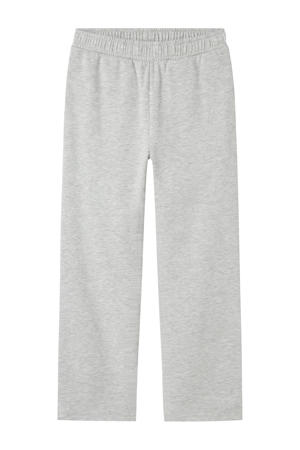 straight casual broek lichtgrijs