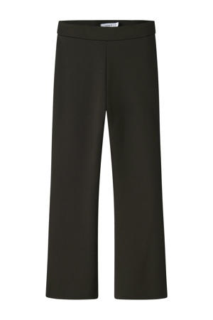 bootcut legging donkerbruin