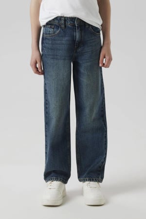 loose fit jeans dark blue denim