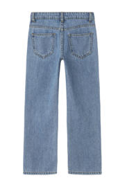 thumbnail: NAME IT KIDS straight leg jeans blauw met strass steentjes denim blue