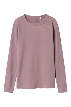 longsleeve gebreid paars