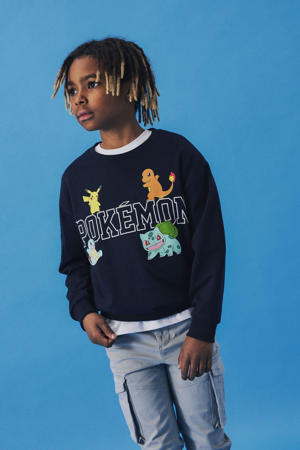 Pokemon sweater donkerblauw