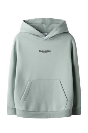 hoodie zachtgroen