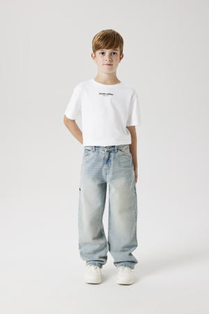 straight fit jeans vintage light blue denim