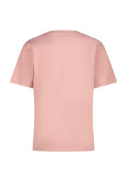 thumbnail: Roze jongens Vingino T-shirt van katoen met printopdruk, korte mouwen en ronde hals